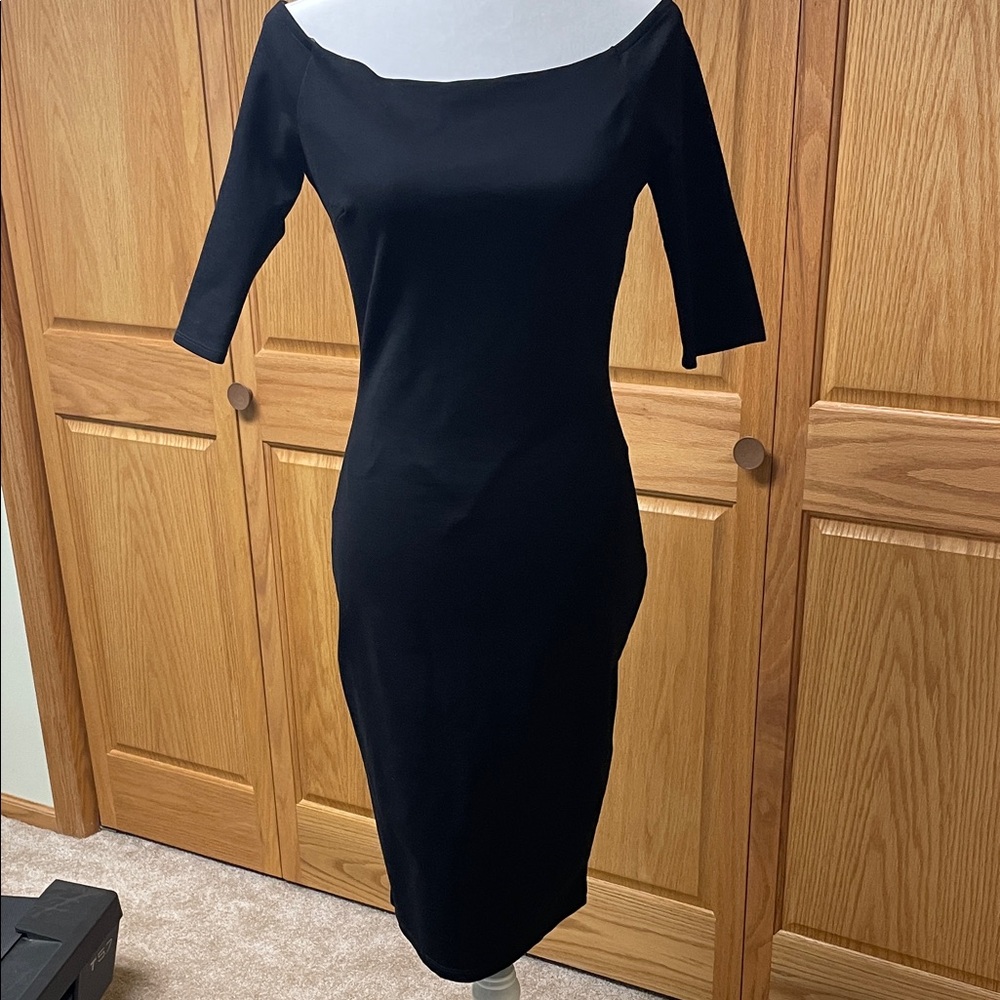 Lulu's Black Off-Shoulder Dress